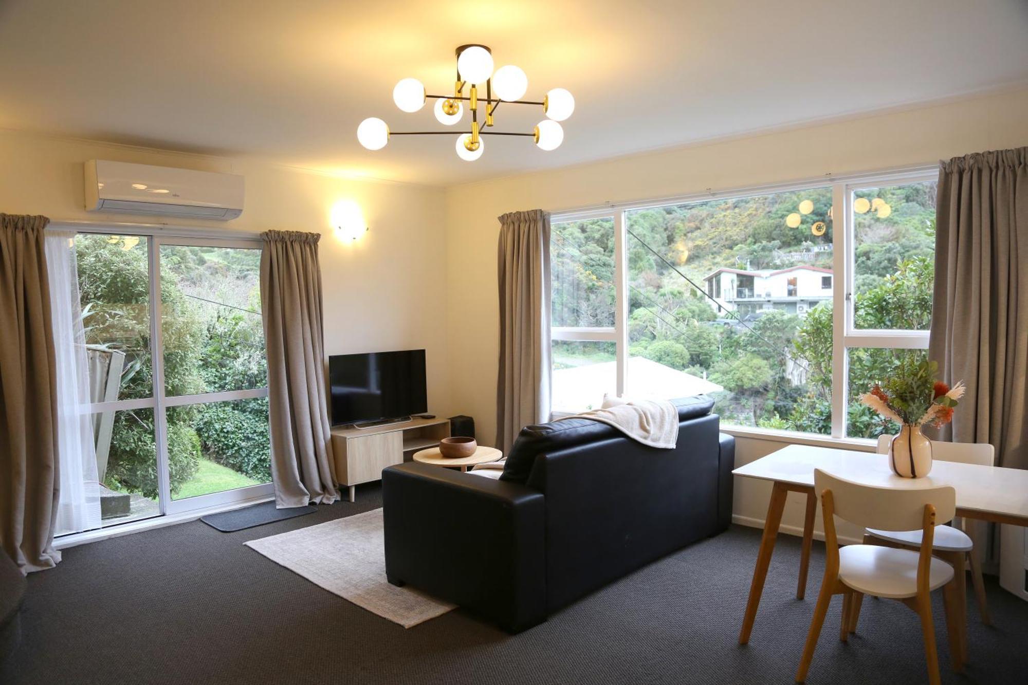 Skyline Haven - Entire Apartment - Free Parking, Espresso, Netflix - 15M To Cbd, Stadium, Ferry Wellington Esterno foto